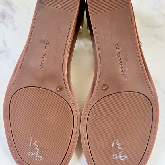 LUCKY BRAND Women’s Annamae T-Strap Sandal Wedge . Size 8.5 - Picture 10 of 10